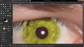 GIMP Tutorial - Change Eye Color