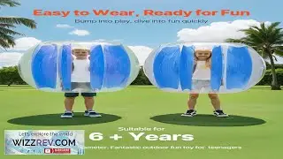 VEVOR Inflatable Bumper Balls 2 Pack 3FT 0.9M Body Sumo Ball Durable Thick PVC