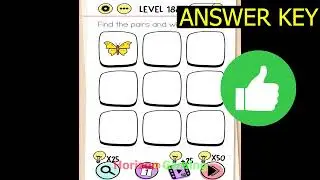 Brain Test Tricky Puzzles LEVEL 188 Find the pairs and win the game - Gameplay Walkthrough Android