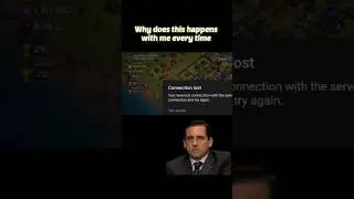 Connection Lost Problem is the worst. #clashofclans #judosloth #memes