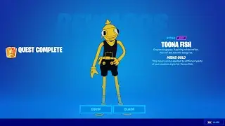 How to Unlock Midas Gold Toona Fish in Fortnite - Find Bottles of Midas Gold in Catty Corner