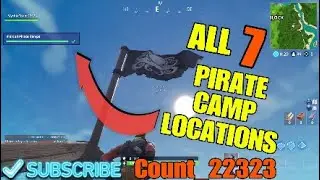 *NEW* Visit All Pirate Camp Locations! Fortnite Season8 Week 1 Challenges