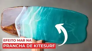 Tutorial completo para criar o efeito de mar em uma prancha de kitesurf.