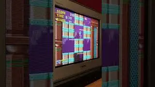 SONY KV-13FM12 - RGB SCART MOD - SEGA GENESIS SONIC THE HEDGEHOG - 1 #retrogaming #crt #rgbmod