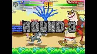 MUGEN battle #3477: Tom & Jerry vs Cuphead Bosses