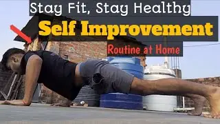 Self Improvement daily Routine vlog 🔥| 50 to 500 pushup in 60 Days-7| 110 Pushup✅! Niteesh Rajputtt 