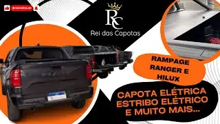 RAMPAGE RANGER 2024 2025 26 HILUX Instalamos Capota El&eacute;trica Estribo El&eacute;trico Trava Eletrica d Tampa