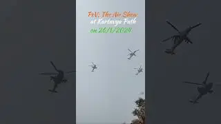 Air Show at Kartavya Path, Delhi on Republic Day (26/1/2024) #republicday #india #republicday2024
