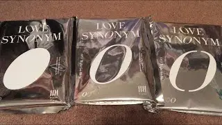 WONHO 1st Mini Album Love Synonym #1 Right for Me ALL 3 VERSIONS Unboxing Ktown4U Bonus Photocards