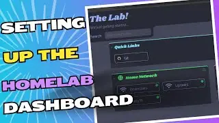Building The Home Lab Dashboard Using Dashy
