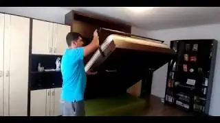Pat rabatabil pe perete si canapea in Ploiesti
