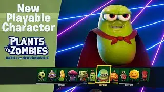 Мощный Боб (Альфа Версия Будущего Игрового Персонажа) в Plants vs Zombies Битва за Нейборвиль
