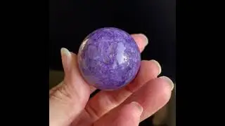 Charoite sphere 90