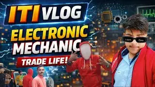 ITI vlog electronic ⚡mechanic trade | comedy vlog| full details ITI || #trending #itivlog #indiaiti 