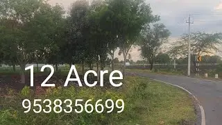 M) 12 ACRE | THE CALM BEAUTY OF TRANQUILITY  NATURE | TAR ROAD | CALL@9538356699@SurabhiProperties