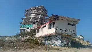 El CASTILLO EMBRUJADO 😰😰Chulluype - Santa Elena-Ecuador 🇪🇨🌴#castillo #paseo #surf
