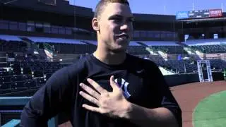 New York Yankees Prospect Aaron Judge Talks Collecting Baseball Cards + His First Bowman Card