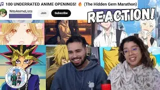 REACTING TO 100 UNDERRATED ANIME OPENINGS!!