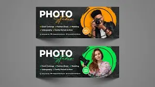 How to Make a Photography Facebook Cover Photo in Photoshop 2024