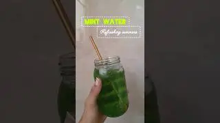 refreshing mint water for summers 💛☀️#mintwater#summers#refreshing#trendyshort#viralshorts