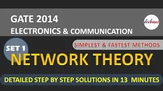 Теория сетей GATE ECE 2014, набор 1, решения GATE ECE - ключи к ответам GATE ECE - лекции GATE EC...