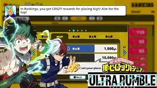 MY HERO ULTRA RUMBLE DEVELOPER BLOG VOL 4 THE RANKING TYPES AND OVERALL SCORING