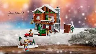 Lego Icons Alpine Lodge speed build