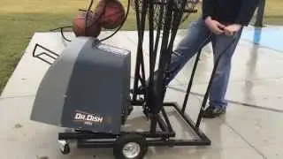 Dr. Dish Basketball Shooting Machine All-Terrain Cart