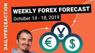 Weekly Forex Forecast for EURUSD, GBPUSD, USDJPY, EURJPY, CADJPY (Oct. 14 - 18, 2019)