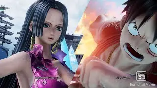 JUMP FORCE boa Hancock vs luffy combat online