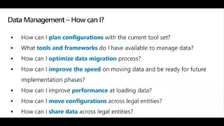 Data Management - A to Z