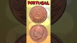 Portugal 20 Reis 1883.#shorts #education #coinnotesz