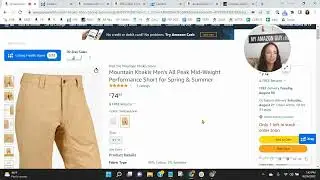 ASIN Review: Mountain Khakis Men's All Peak Mid-Weight Performance Short - B091VYHZXF - Amazon FBA