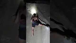 Solo night bouldering #climbing #bouldering