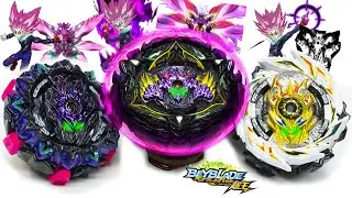 EVIL BEY! LUCIFER THE END VS VARIANT LUCIFER FIRST URANUS EVOLUTION GEN BATTLES BEYBLADE BURST SURGE