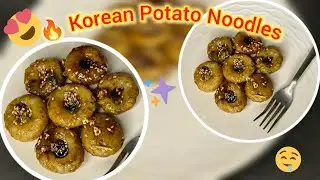 👉 Korean Potato Noodles Recipe | घर पर बनाए 10 min में  Easy Korean Glass Noodles 😋 | A.S_COOK_FOOD
