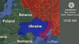 the wagner group Rebellion using Google Earth: Everyday ( Sorry if i got it Inaccurate )