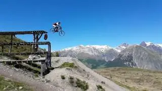 Livigno Flow Line Big Drop  - slow motion