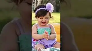 Cute Baby Girl Happy 💃#cute #baby #babyhappy #funnykids #ai #viral #ytshorts #shorts