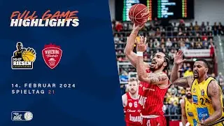 MHP RIESEN Ludwigsburg vs. Würzburg Baskets - Full Game Highlights - Spieltag 21, Saison 23/24