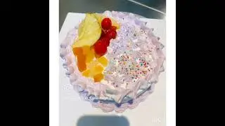 Mix fruit cake 🎂 #cakedesign #cakedecoration #fruitcake #bakerylovers #cakereels