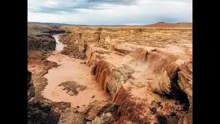 See why Grand Falls in Arizona is nicknamed Chocolate Falls