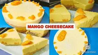 YouTube वर मराठी मध्ये पहिल्यांदा Mango Cheesecake Recipe 🥭No Bake mango Cheesecake | No eggs ! Easy