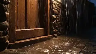 ASMR Rain over Village Houses & Green Leaves (5 Hours) &mdash; Pure Nature Sounds
