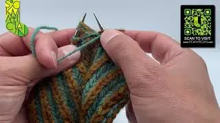 Simple Centred Double Decrease in Double-Knitted Brioche — A Sockmatician Tutorial