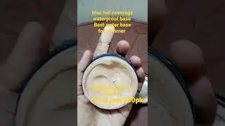 Mac full coverage wet pancake#best waterproof base for brides in Pakistan #just 350pkr#Muskan beauty