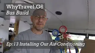 Skoolie Mini Split AC Install 2