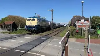 Marschbahn Langenhorn-Klanxb&uuml;ll, Kurswagen der NEG, 218 315, 218 341, 218 497 04-2025