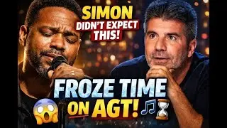 Simon Cowell Didn&rsquo;t Expect This &mdash; Michael Bennett Freezes Time on AGT 😮🎶
