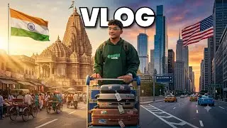 India to USA Travel Vlog | Last Day in India | Emotional Goodbye | USA VLOG